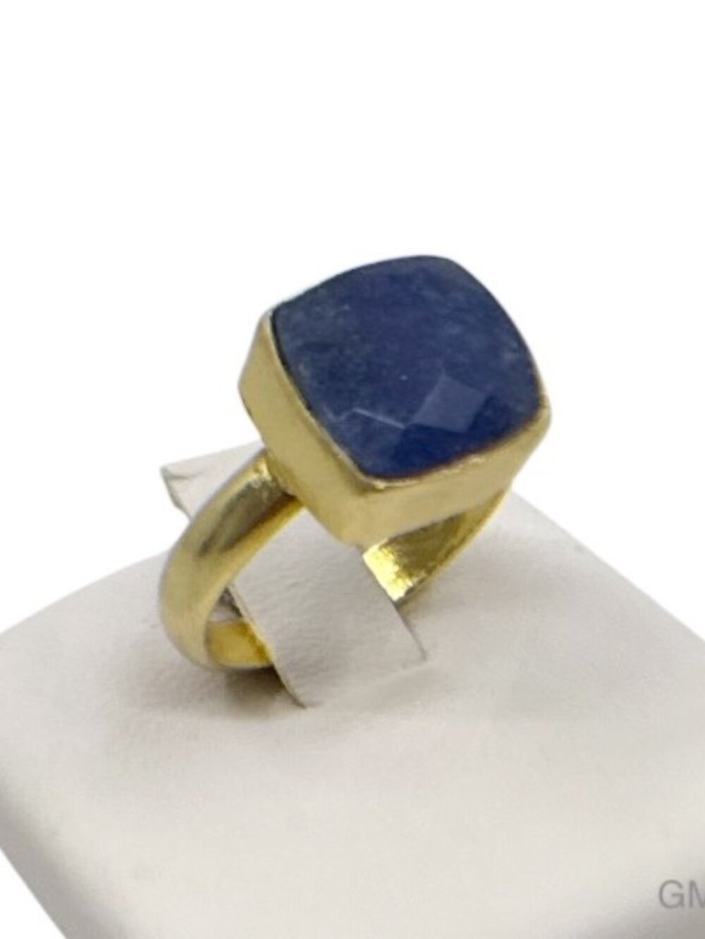 Gold Vermeil sterling silver sapphire ring - GM316